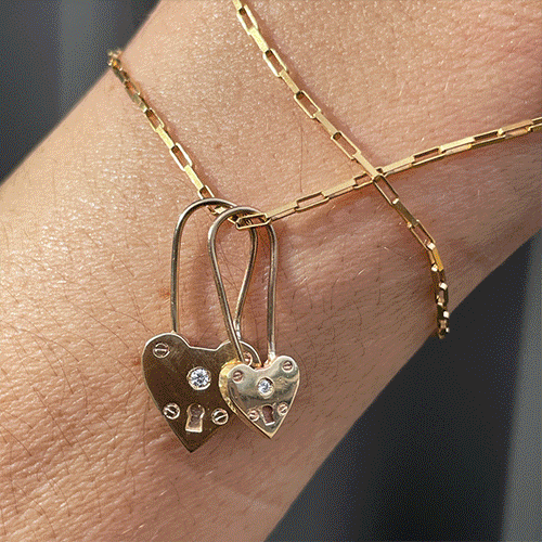 Birthstone Heart Padlocks have arrived!