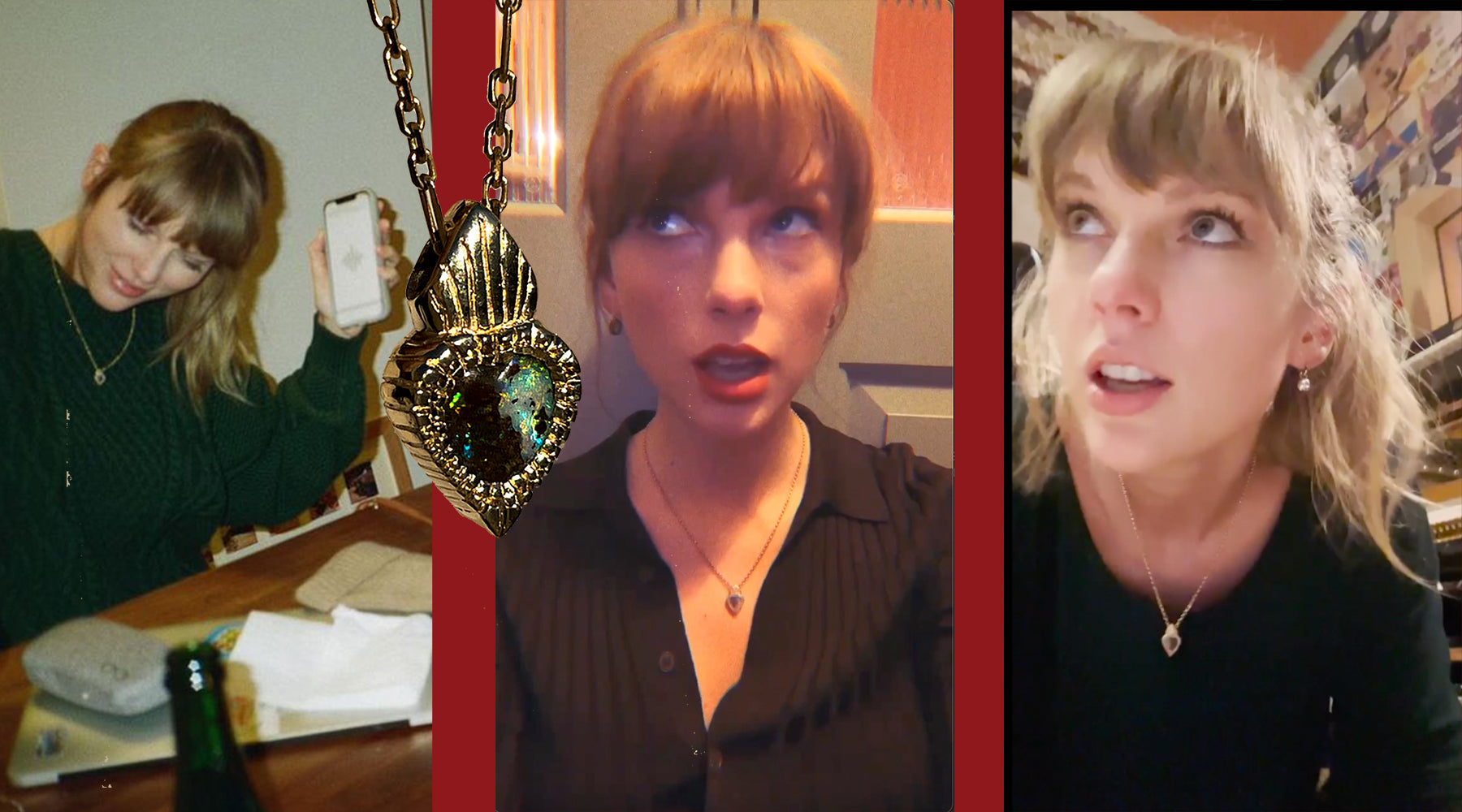 TAYLOR SWIFT SPOTTED WEARING SERPENT AND THE SWAN 🫶🏼💕