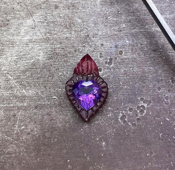 The meaning & making behind my Burn My Heart pendent