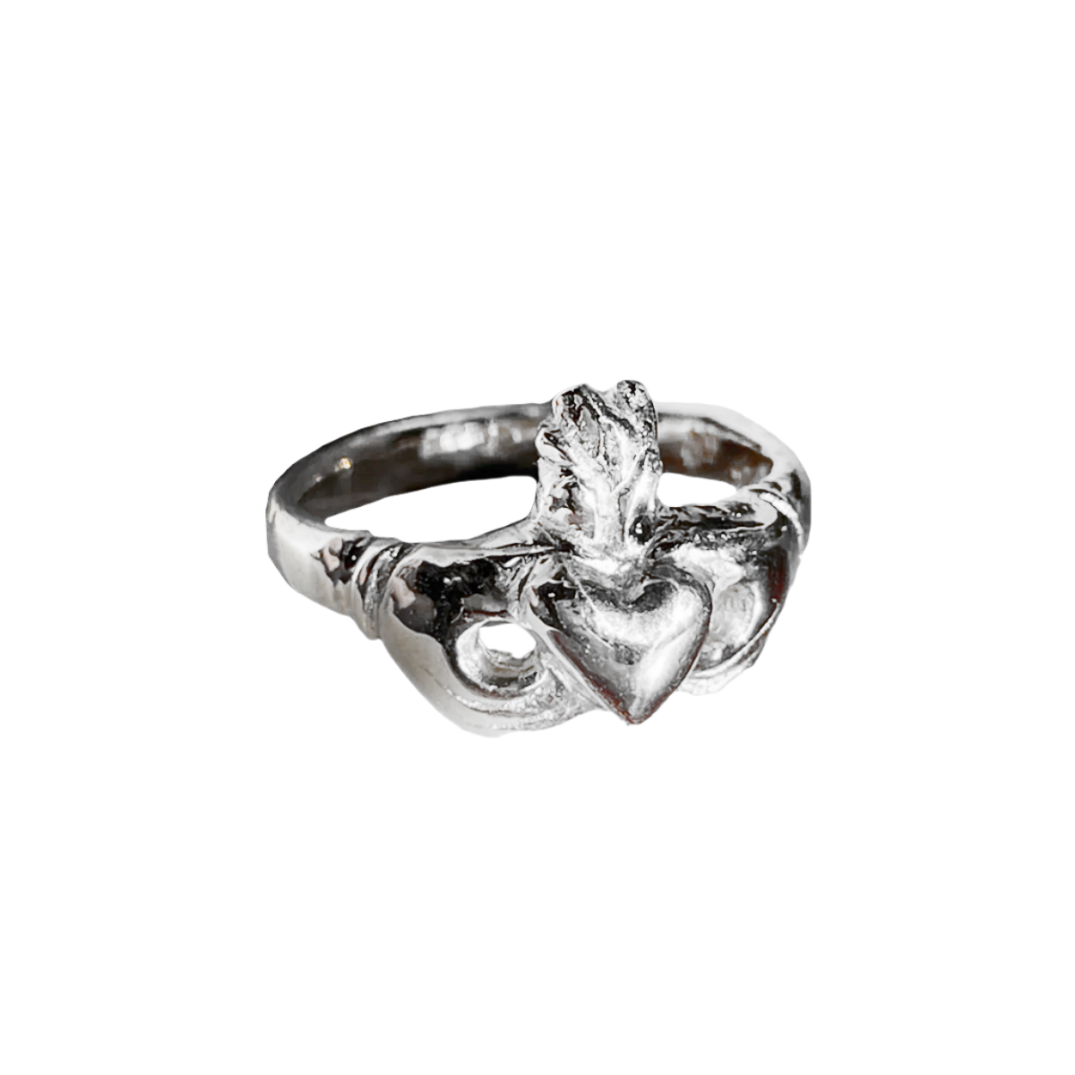 Hold My Heart Claddagh Ring Sterling Silver Serpent the Swan