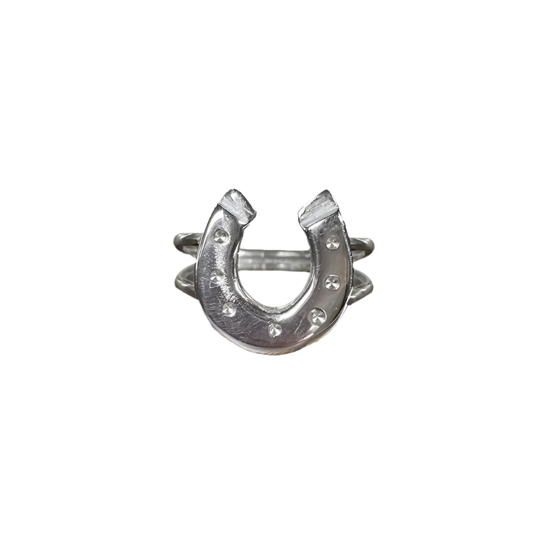 Lucky Horseshoe Ring - Sterling Silver | Serpent & the Swan