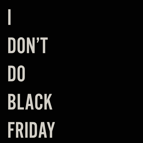 I don't do Black Friday & the winner is ......