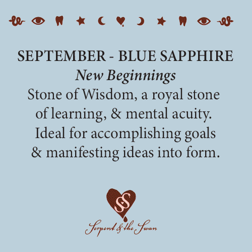 Sapphire's for September💎