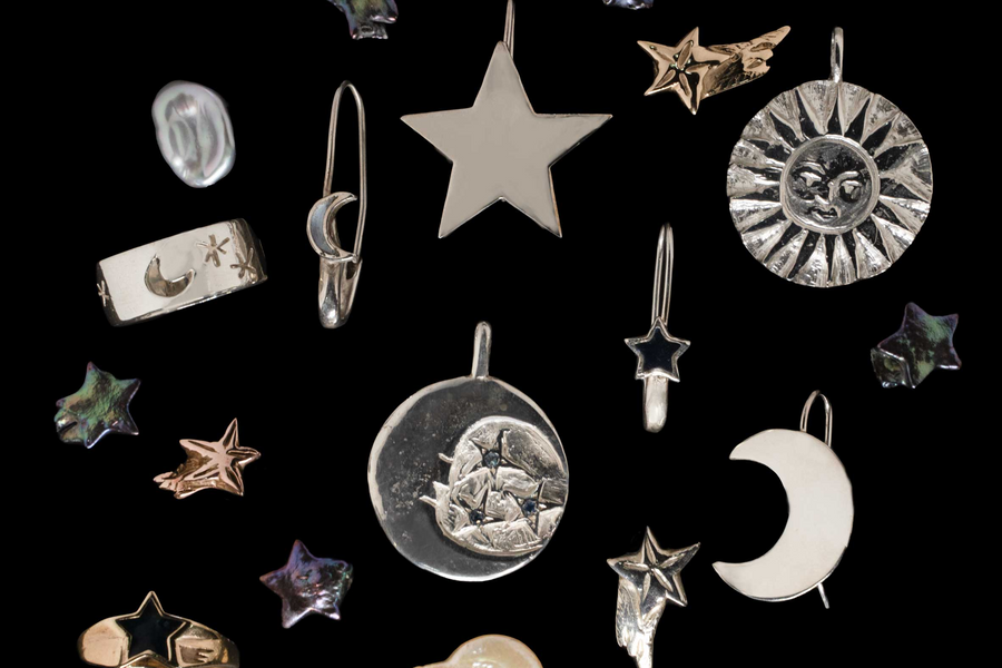 Celestial designs for the new moon in August 🌙