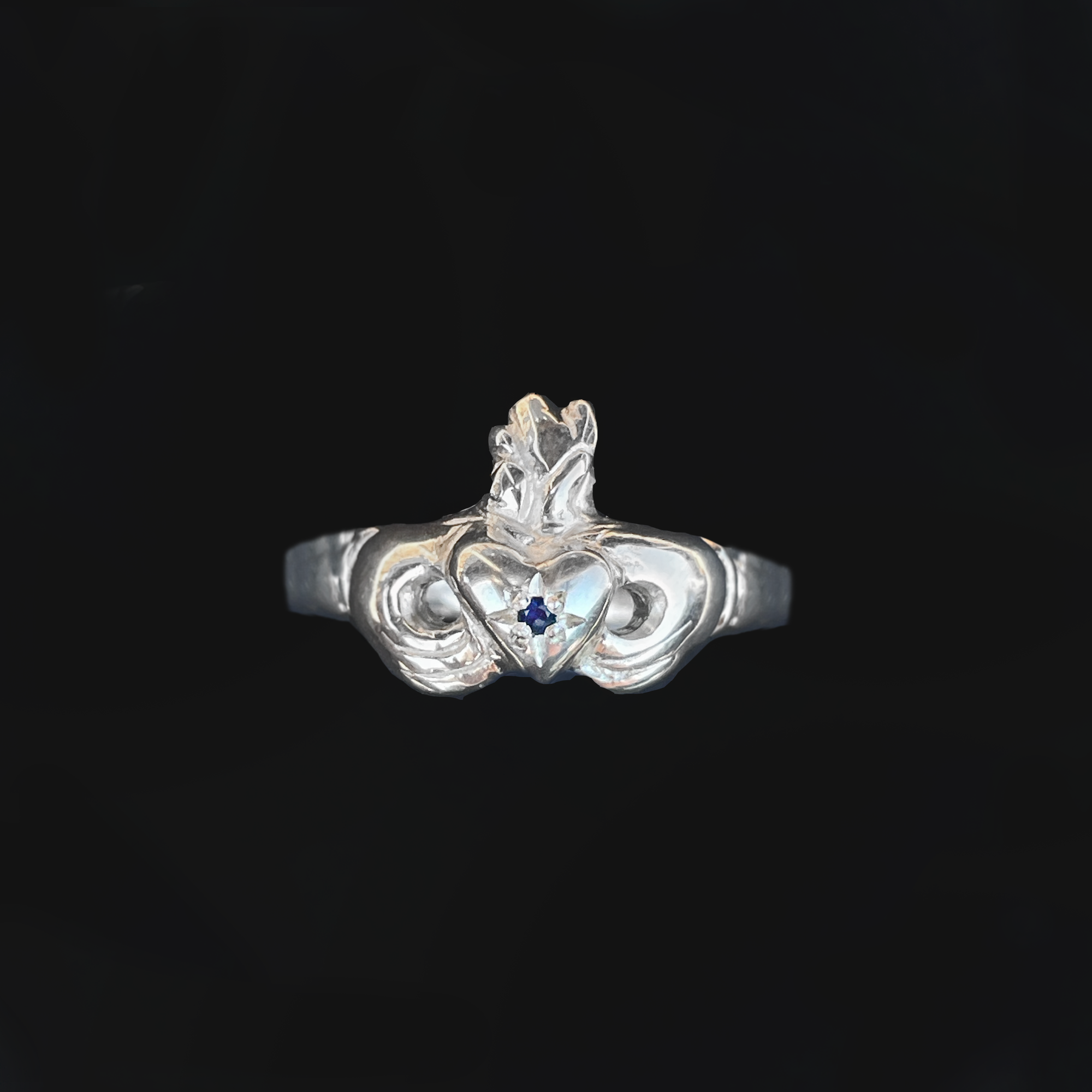 Birthstone Claddagh Ring