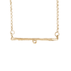 Bar Necklace - Solid 9K Gold