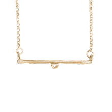 Bar Necklace - Solid 9K Gold