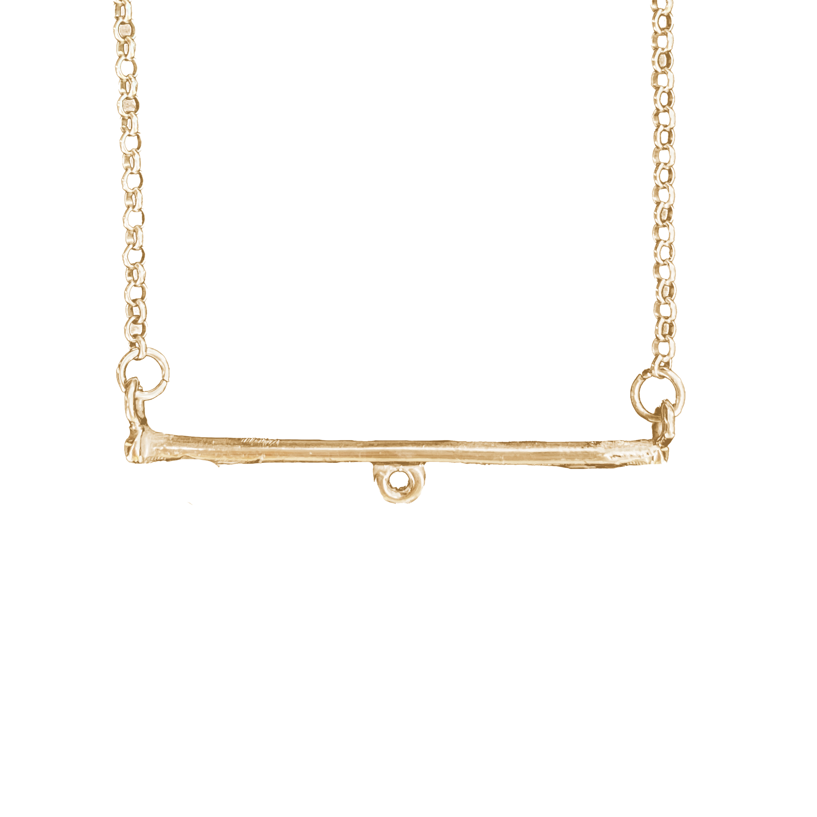 Bar Necklace - Solid 9K Gold