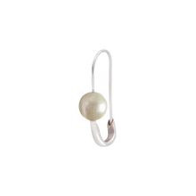 Classic Pearl Safety Pin Earring