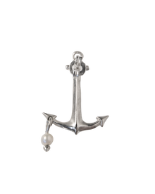 Anchor of Pearl Stud Earring - Sterling Silver