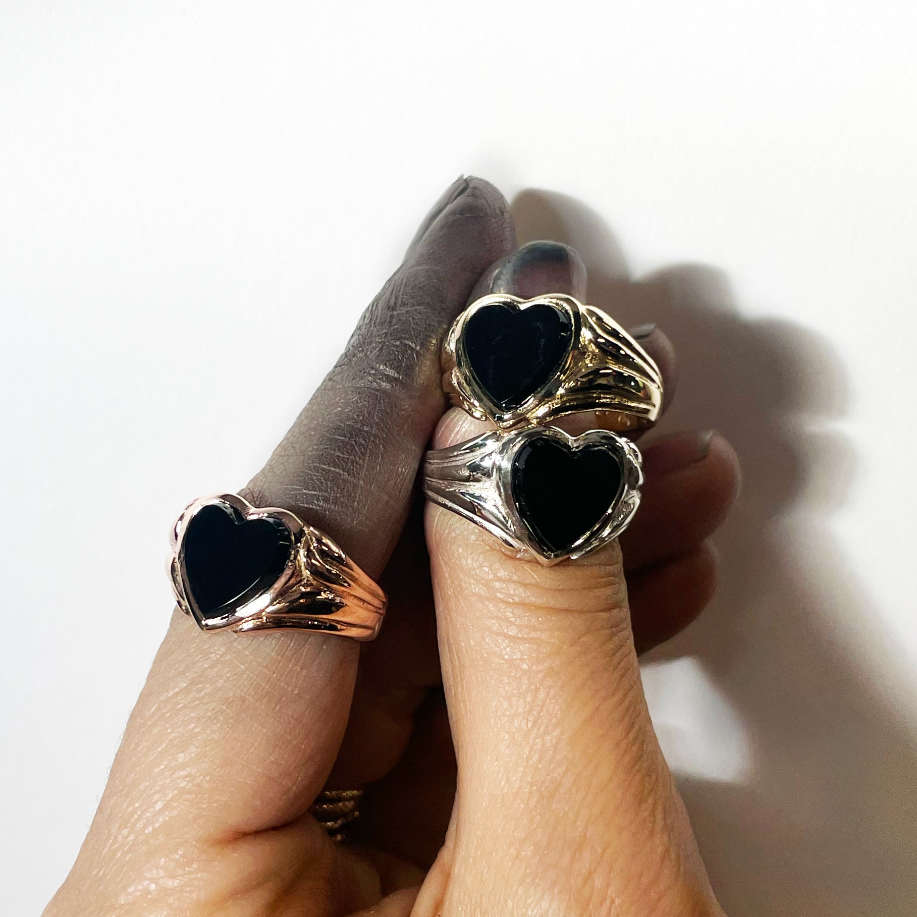 Black as my Heart Onyx ring