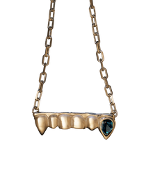 Bite Me! Necklace - Solid 9K Gold