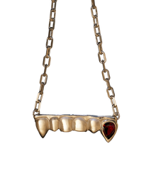 Bite Me! Necklace - Solid 9K Gold