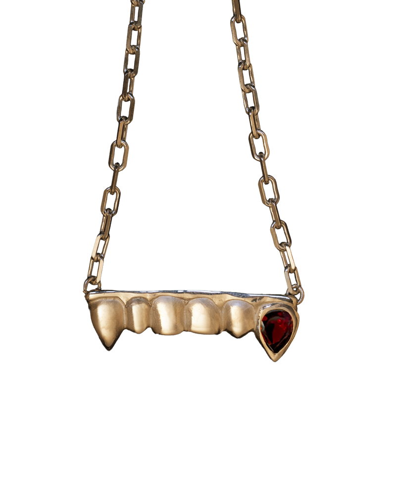 Bite Me! Necklace - Solid 9K Gold