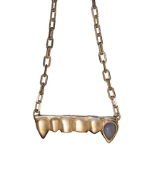 Bite Me! Necklace - Solid 9K Gold