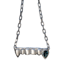 Bite Me! Necklace - Sterling Silver