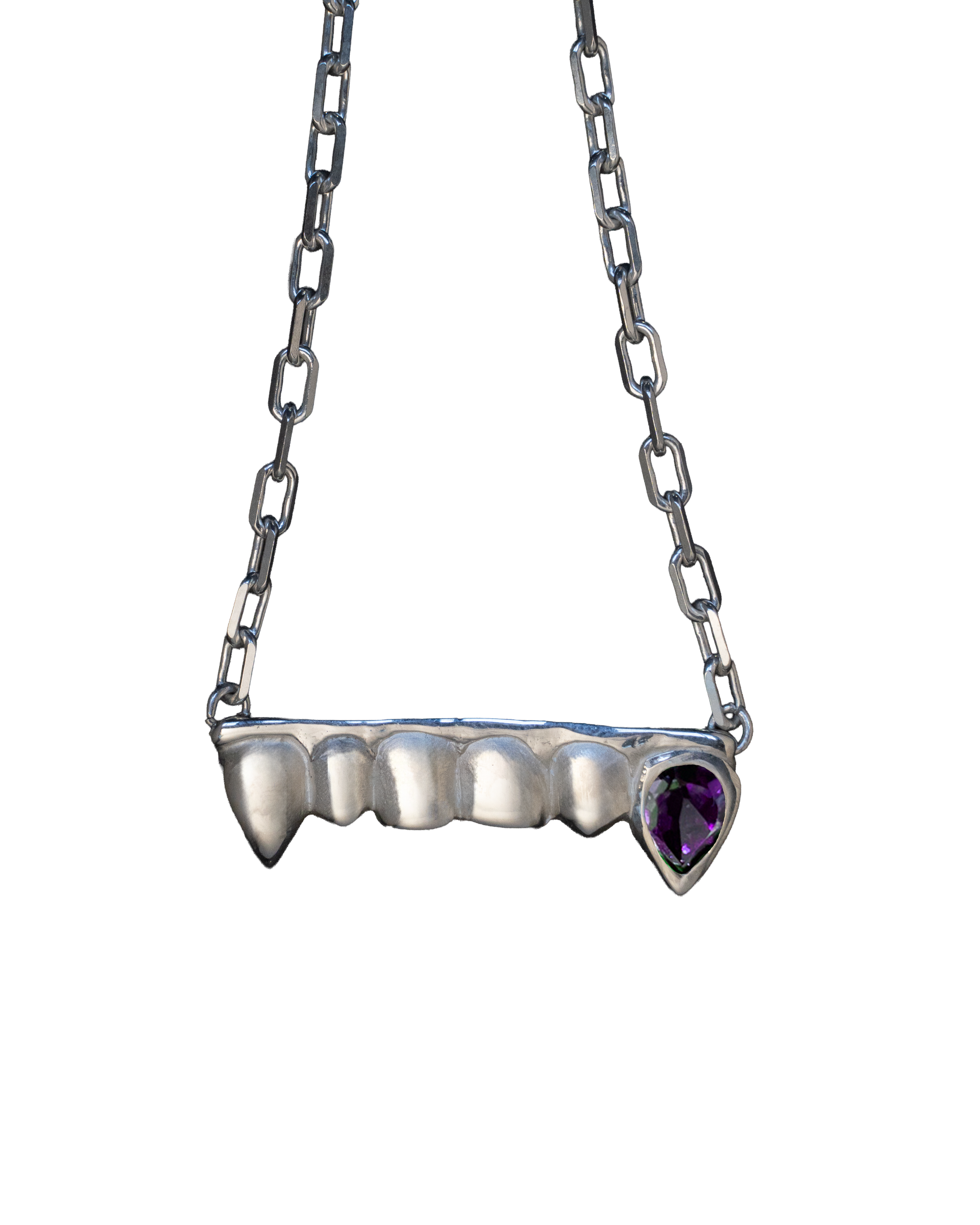 Bite Me! Necklace - Sterling Silver