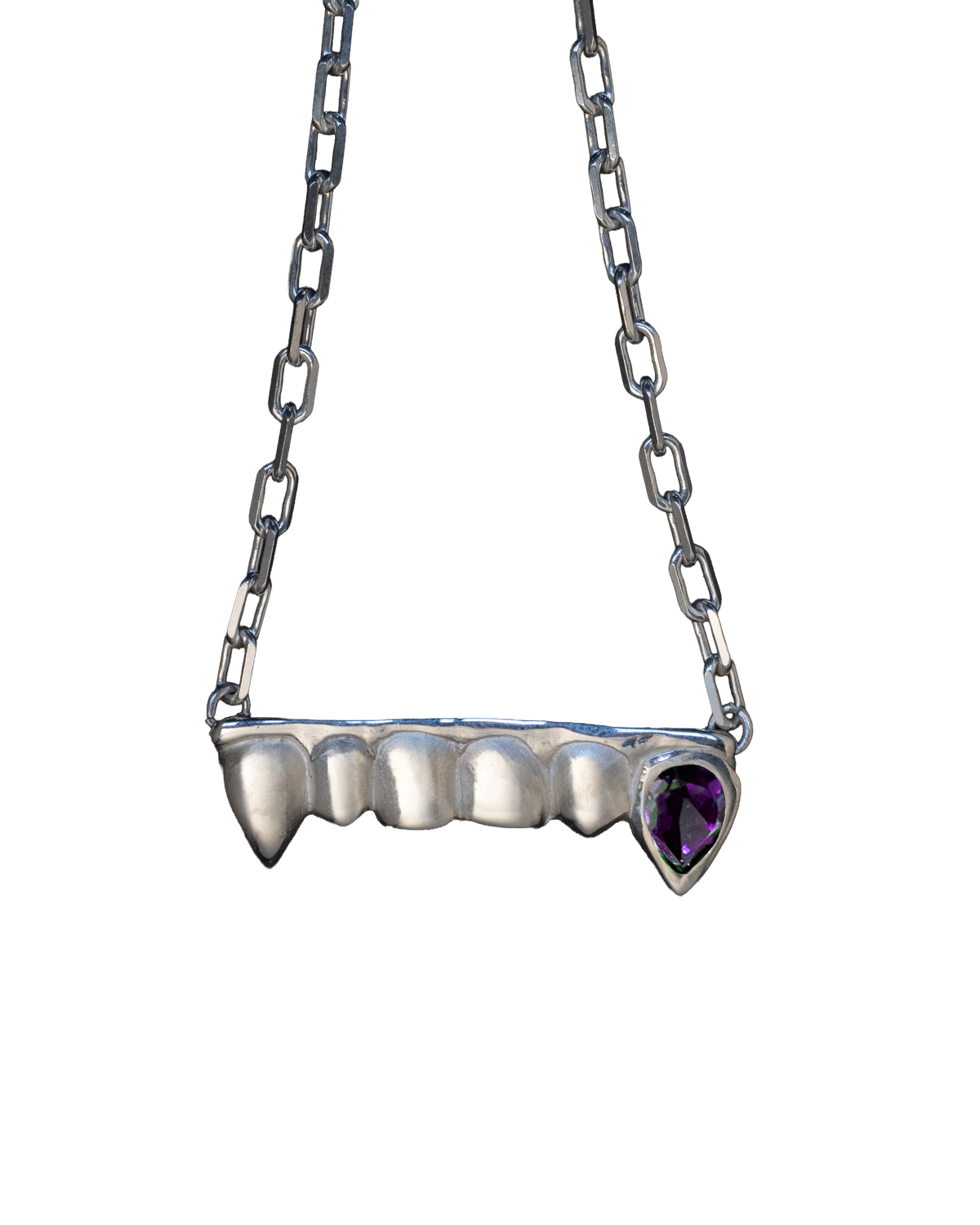 Bite Me! Necklace - Sterling Silver