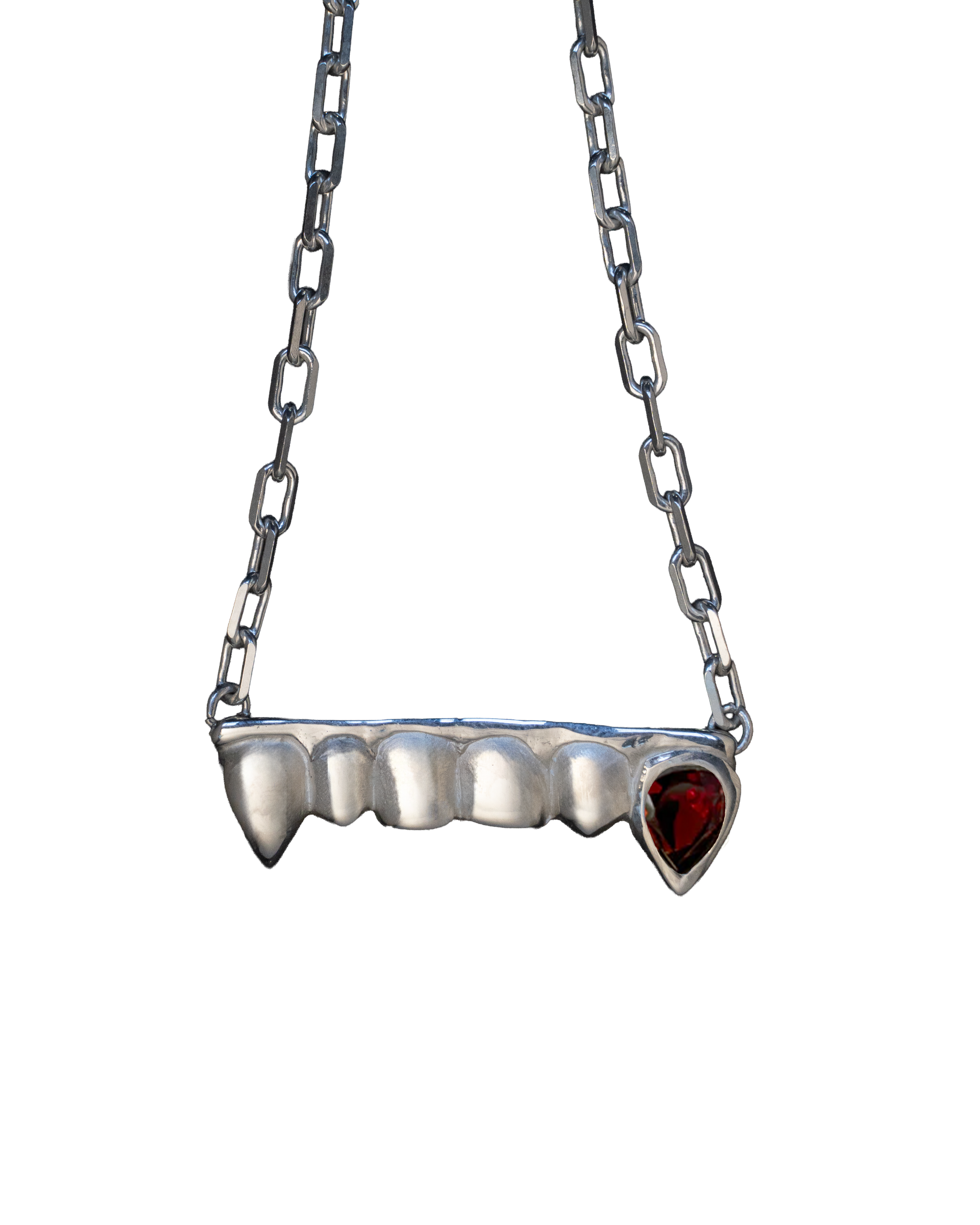 Bite Me! Necklace - Sterling Silver