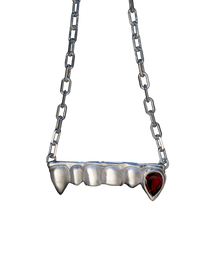 Bite Me! Necklace - Sterling Silver