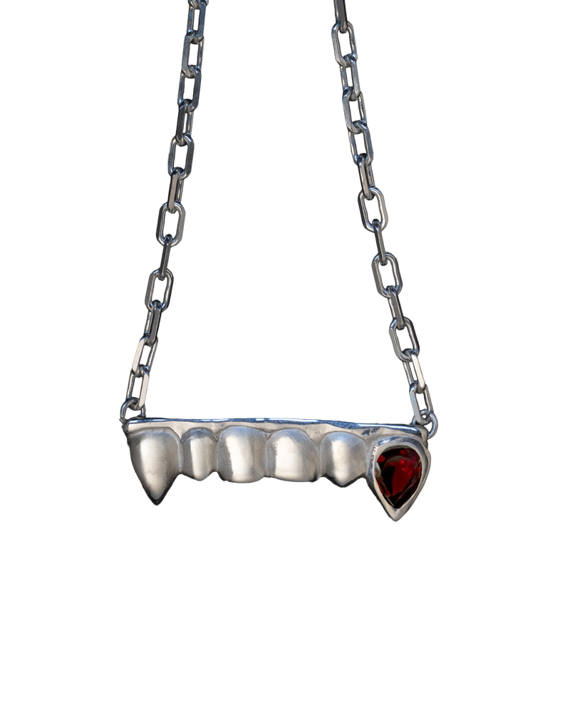 Bite Me! Necklace - Sterling Silver