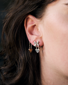 Wrap My Heart in a Bow Stud Earring - Sterling Silver