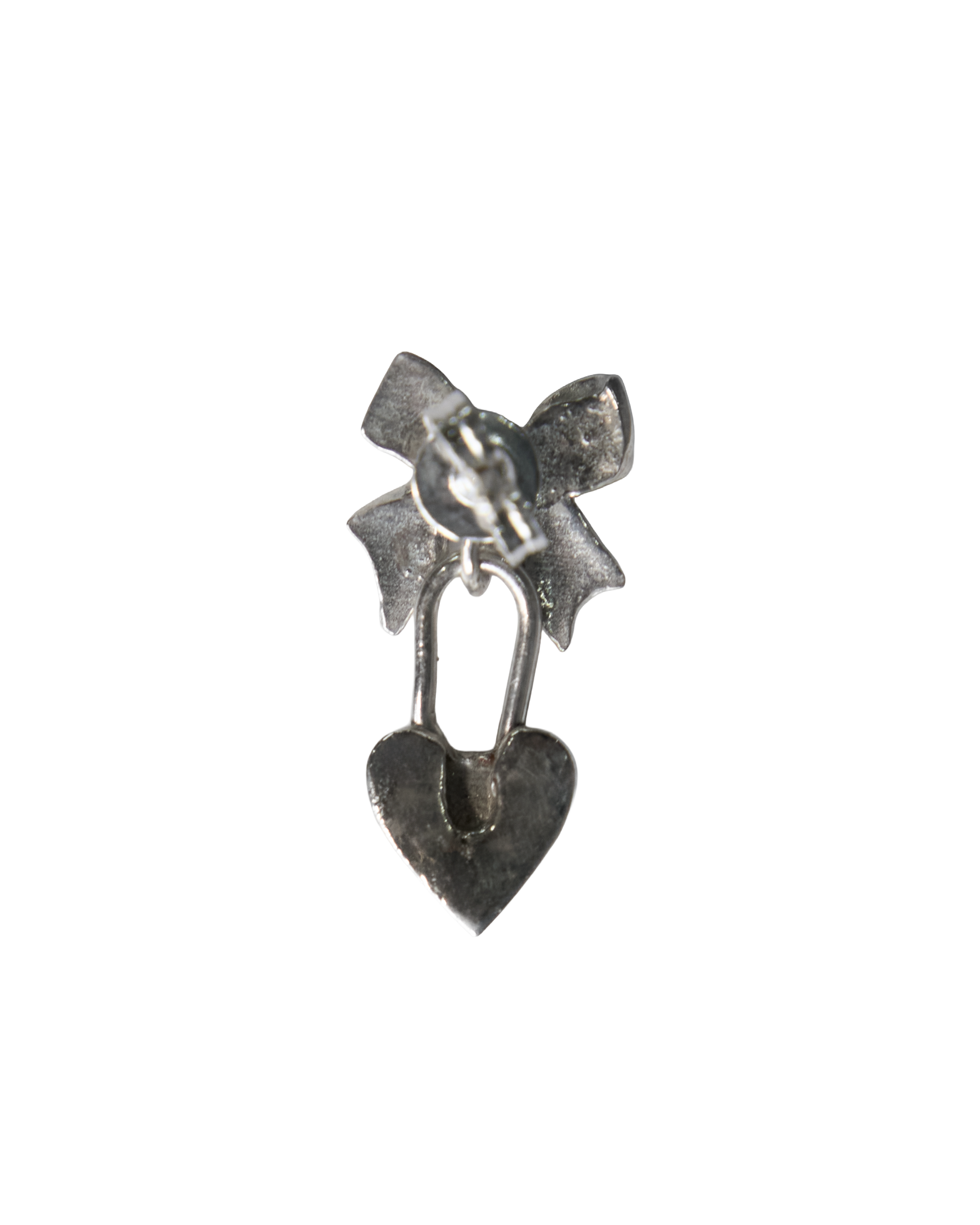 Wrap My Heart in a Bow Stud Earring - Sterling Silver
