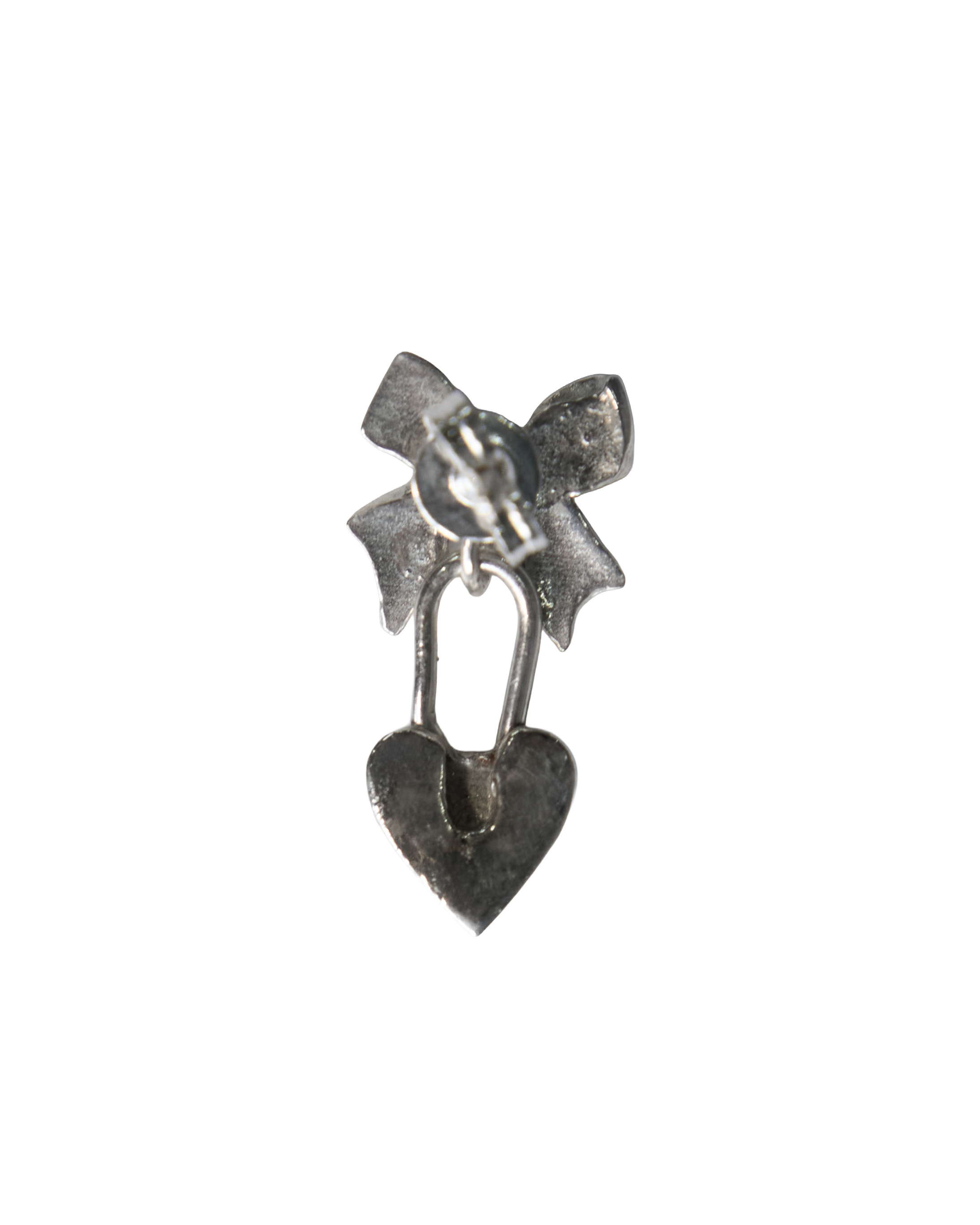 Wrap My Heart in a Bow Stud Earring - Sterling Silver