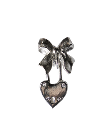 Wrap My Heart in a Bow Stud Earring - Sterling Silver