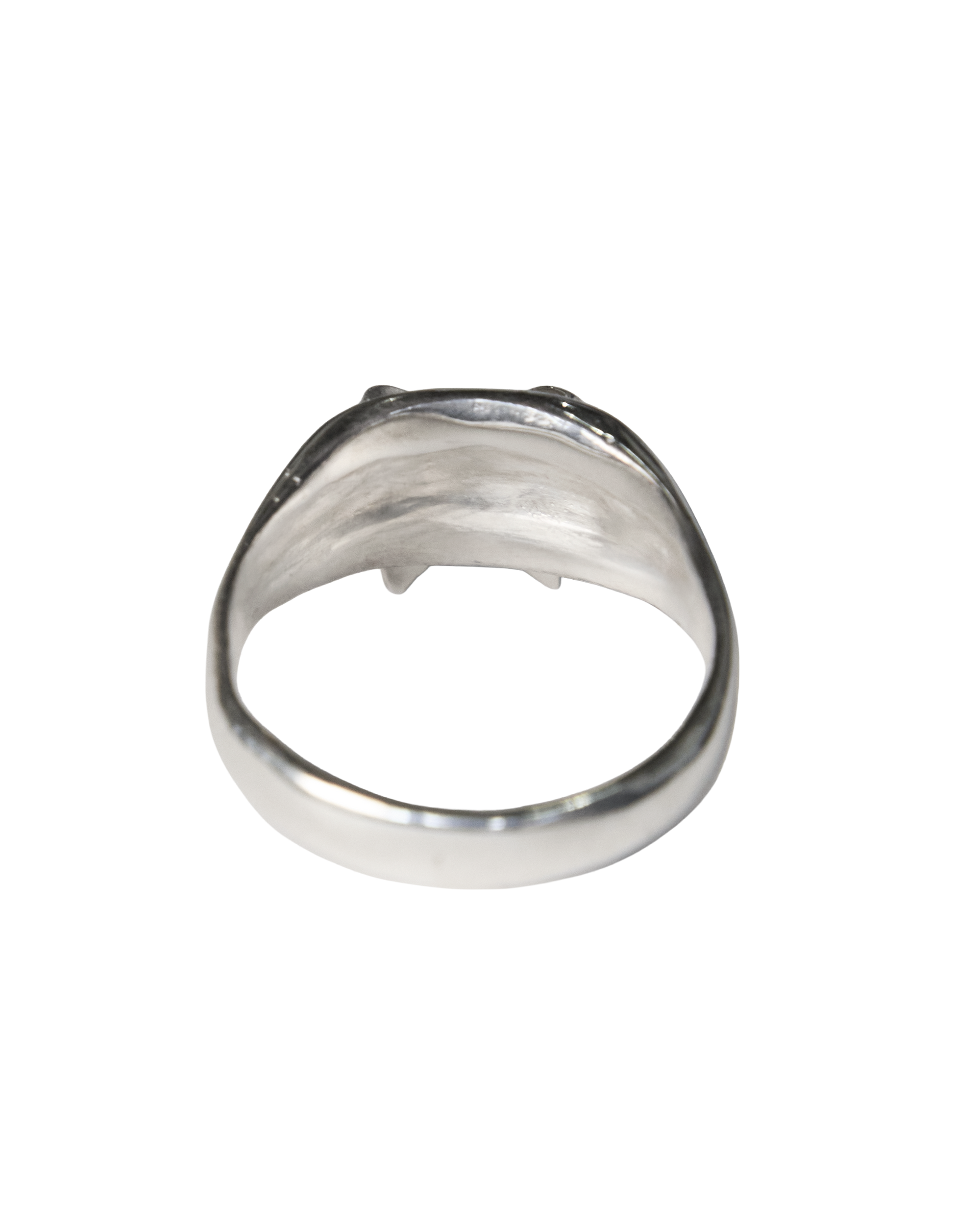 Bow Signet Ring - Sterling Silver