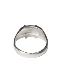 Bow Signet Ring - Sterling Silver