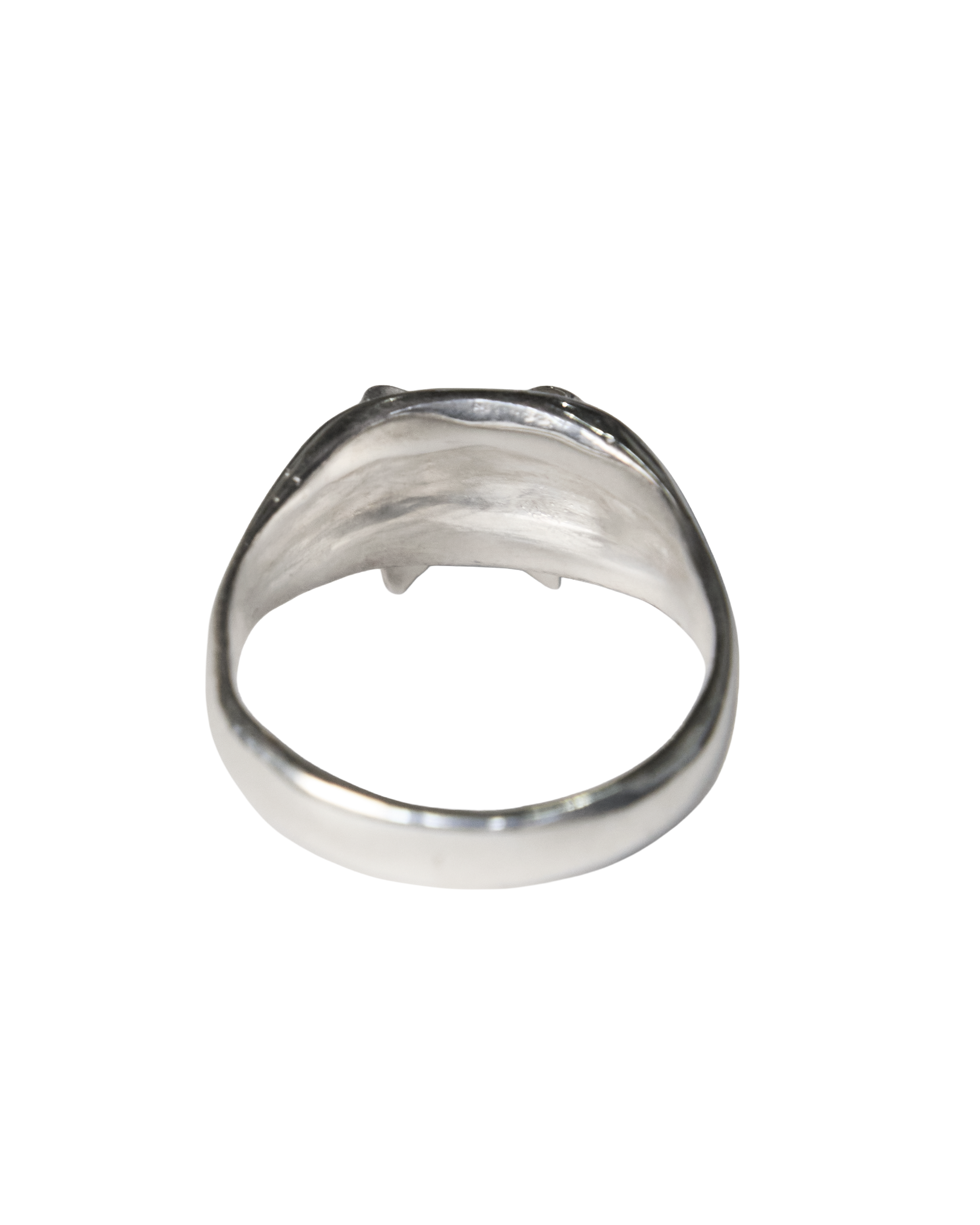 Bow Signet Ring - Sterling Silver