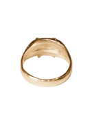 Bow Signet Ring - Solid 9K Gold