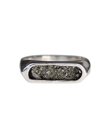 Memorial Channel Signet Ring - Sterling Silver