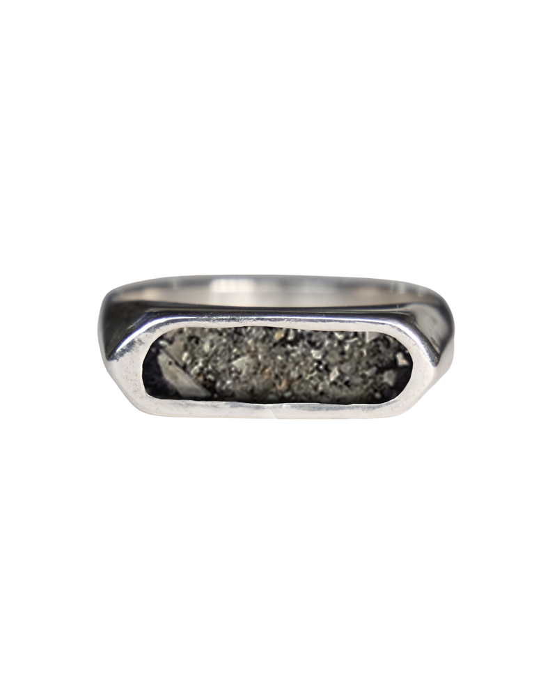 Memorial Channel Signet Ring - Sterling Silver