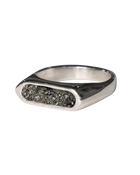 Memorial Channel Signet Ring - Sterling Silver