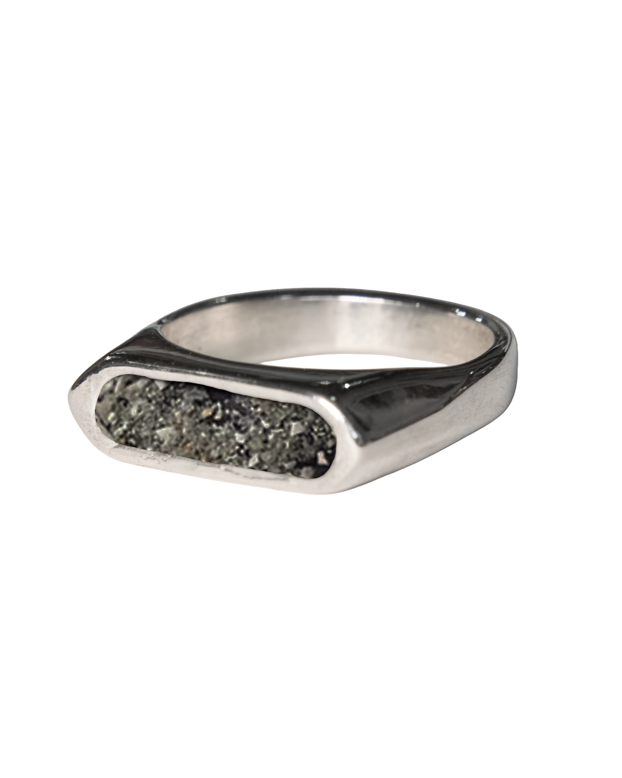 Memorial Channel Signet Ring - Sterling Silver