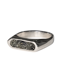 Memorial Channel Signet Ring - Sterling Silver