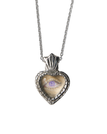 Lover's Eye Necklace - Sterling Silver
