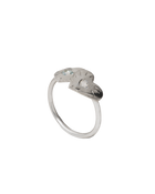 Double Rays Heart of Hearts Ring - Solid Sterling Silver