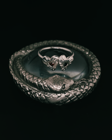 Double Rays Heart of Hearts Ring - Solid Sterling Silver