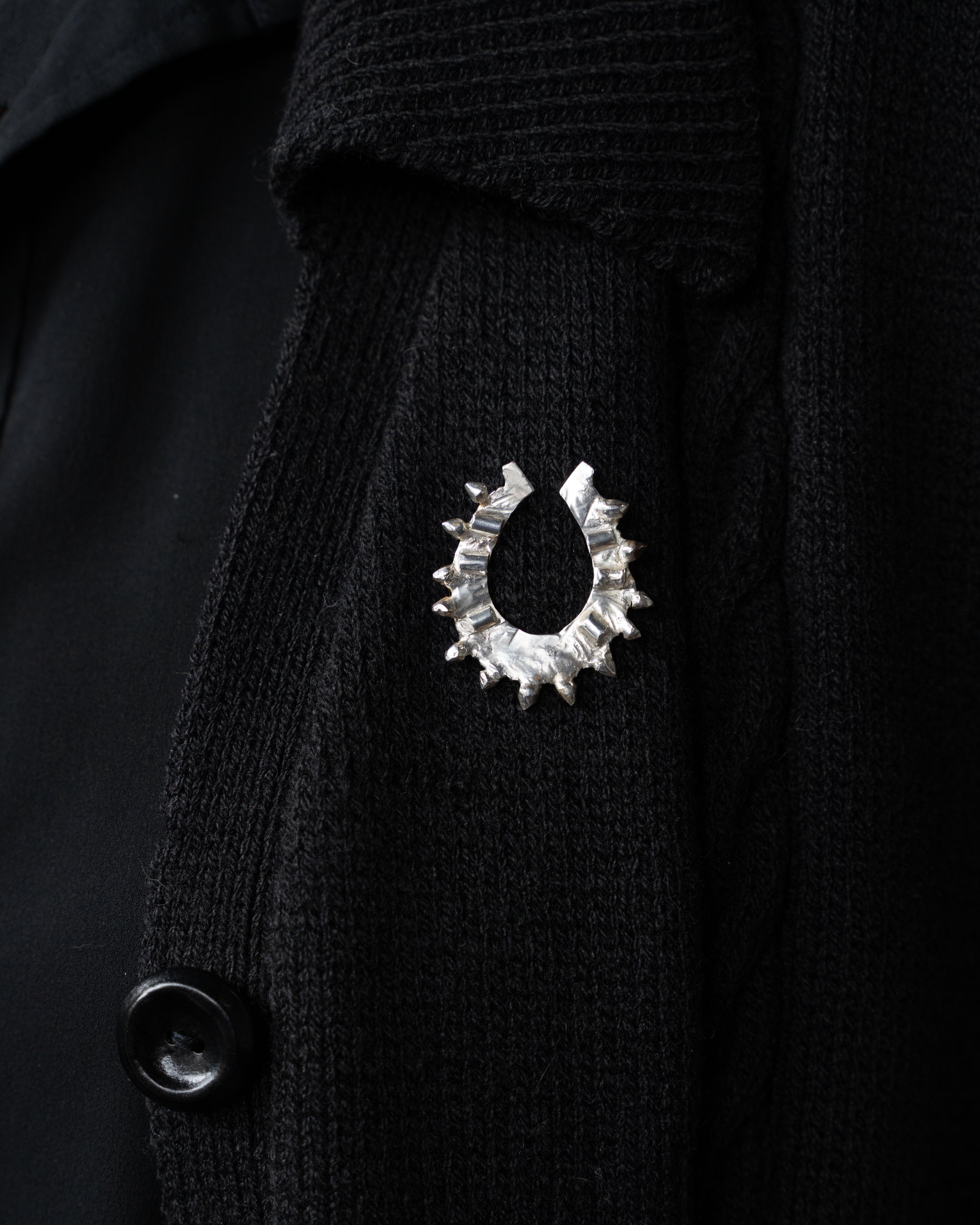 Horseshoe Broach - Sterling Silver