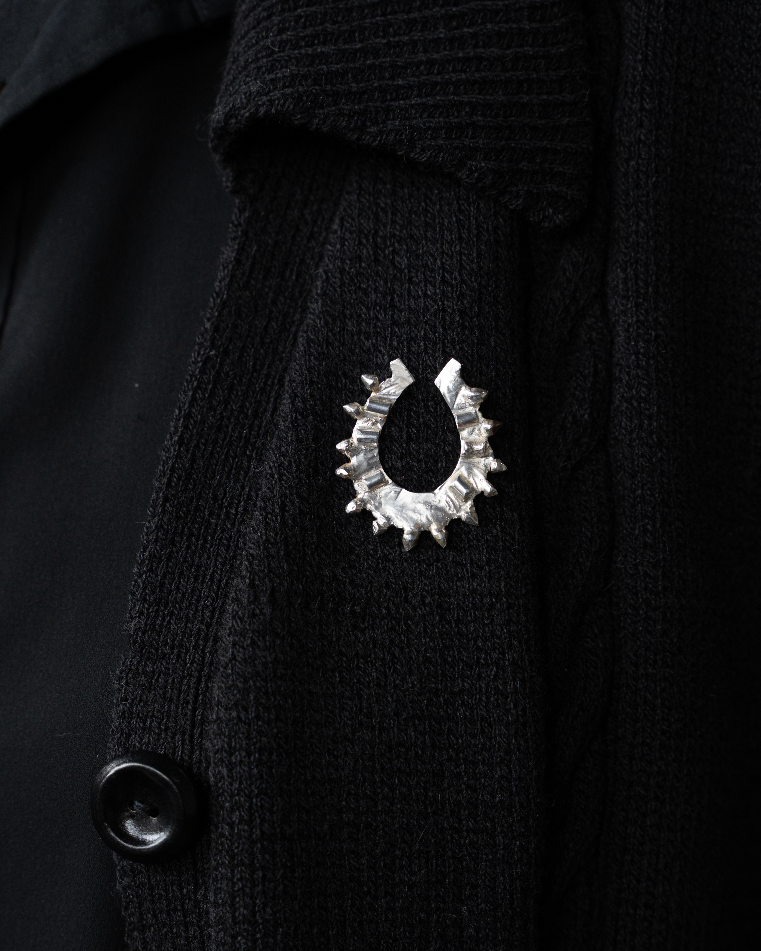Horseshoe Broach - Sterling Silver
