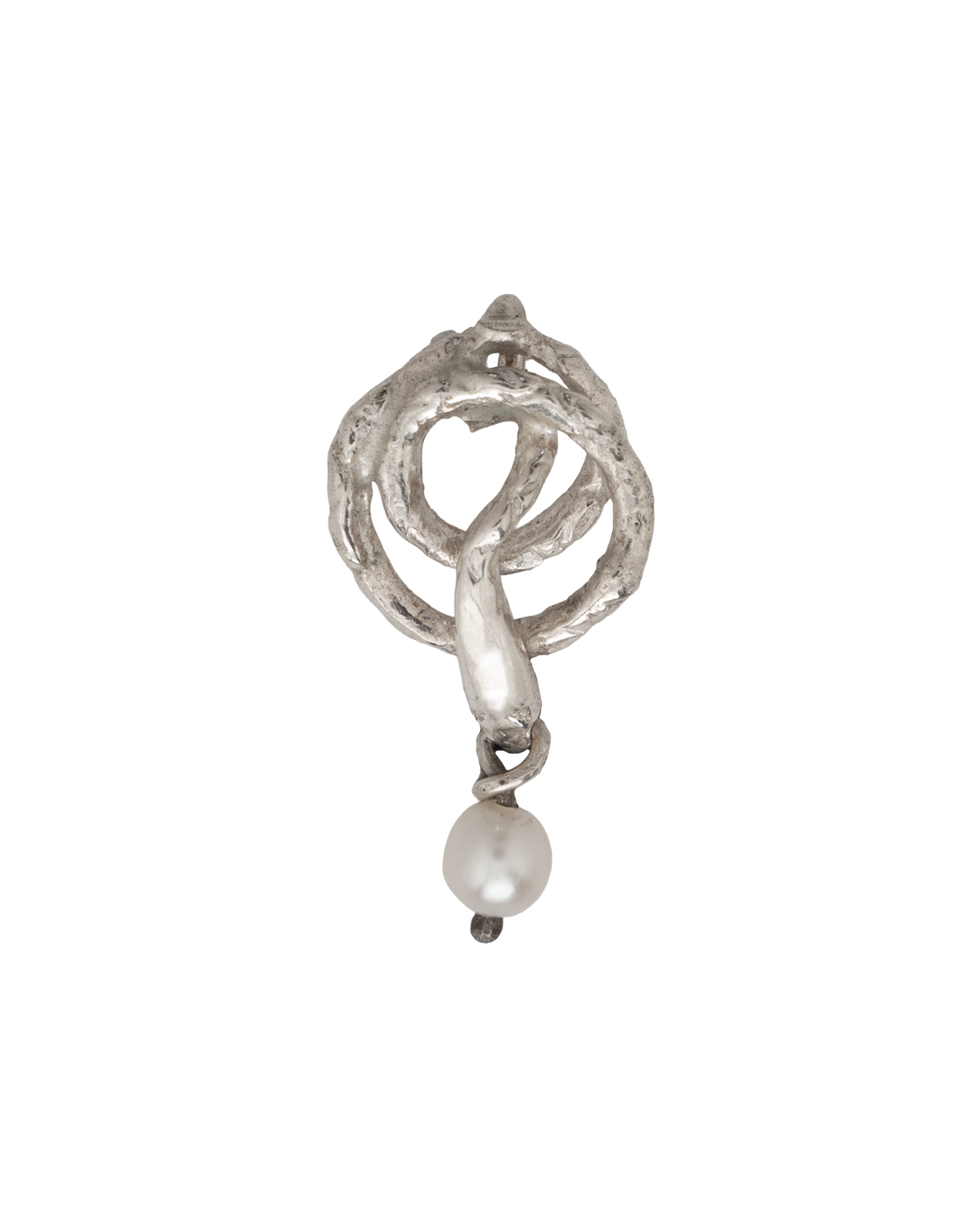 Twisted Serpent Necklace - Sterling Silver