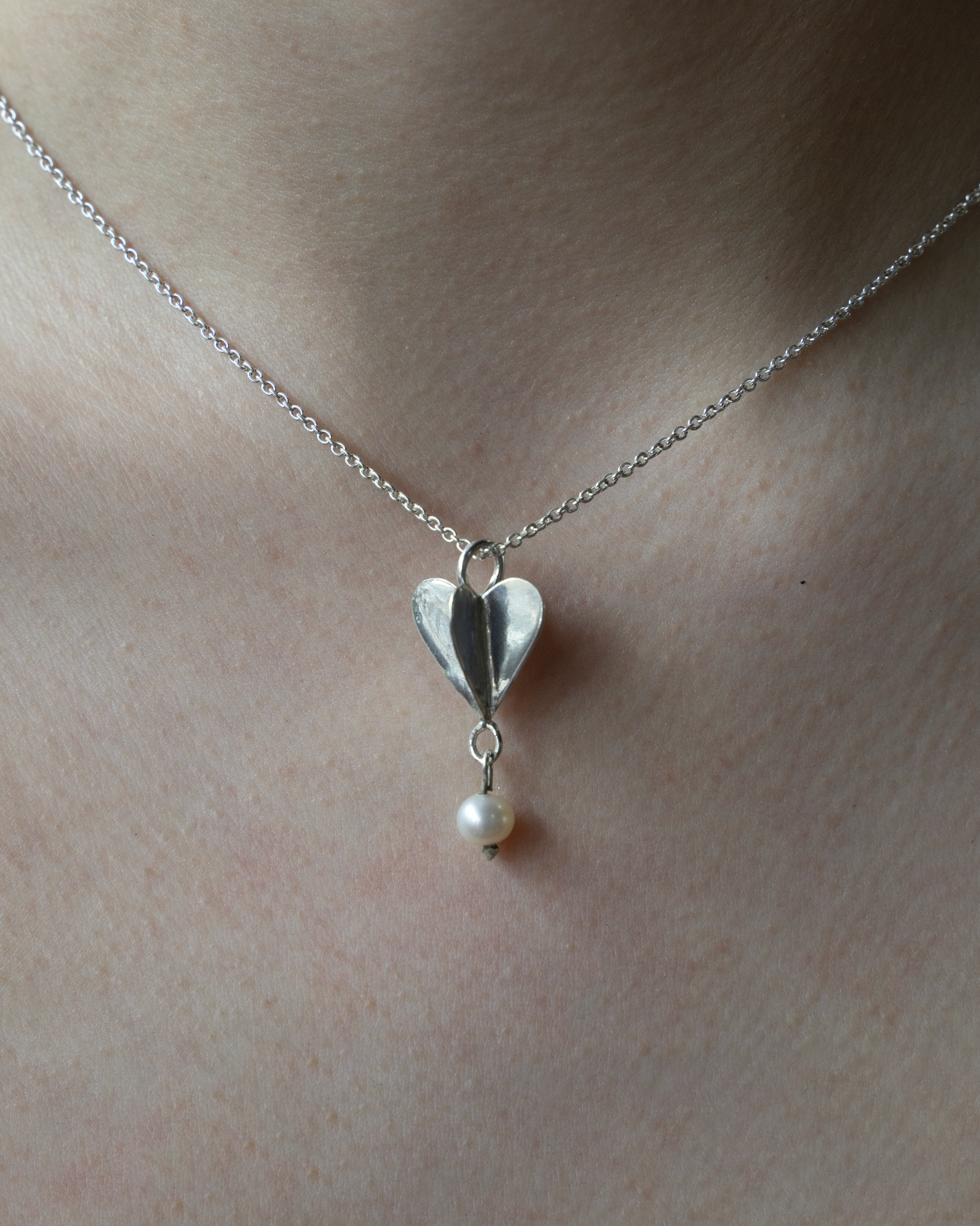 Spin my Heart Necklace - Sterling Silver