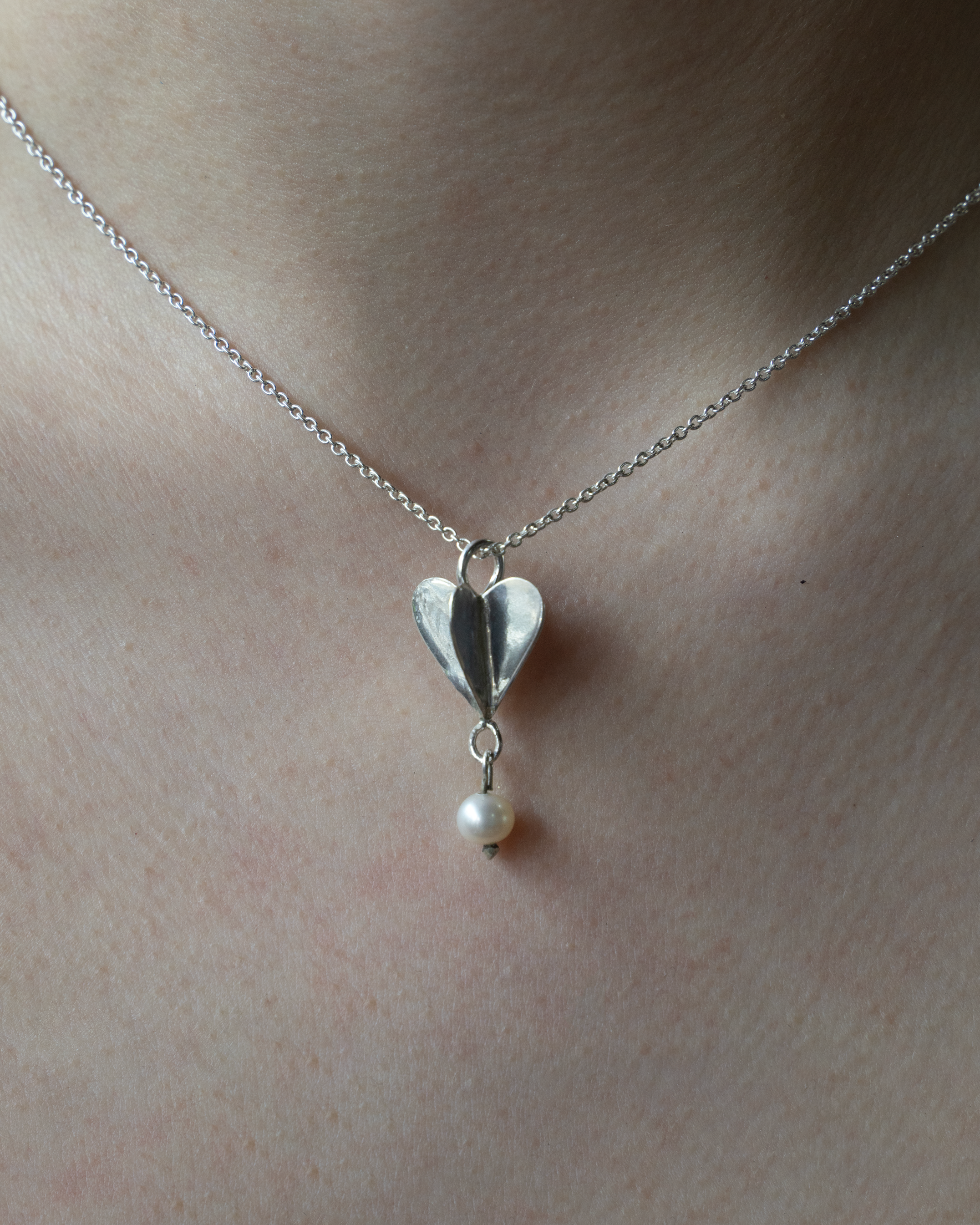 Spin my Heart Necklace - Sterling Silver