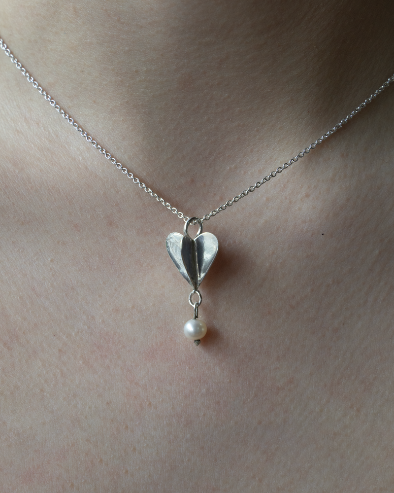 Spin my Heart Necklace - Sterling Silver