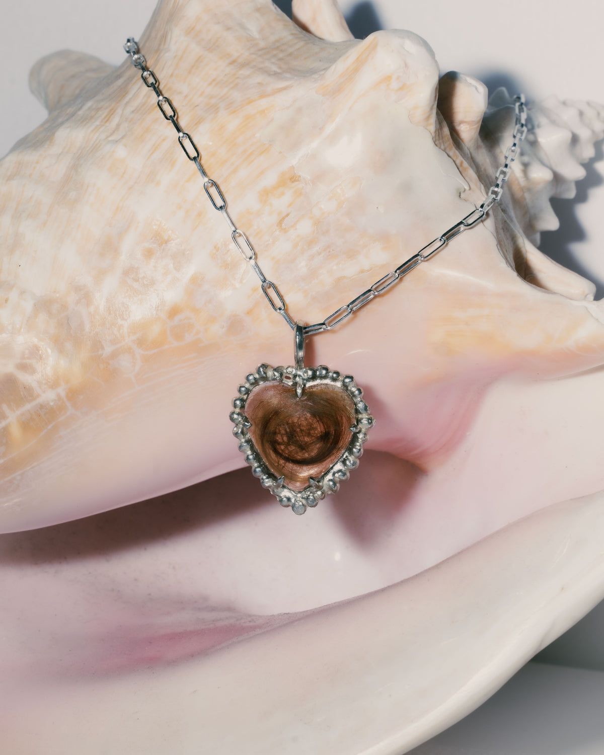 Remember Me Hair Heart Necklace - Solid 9k Gold