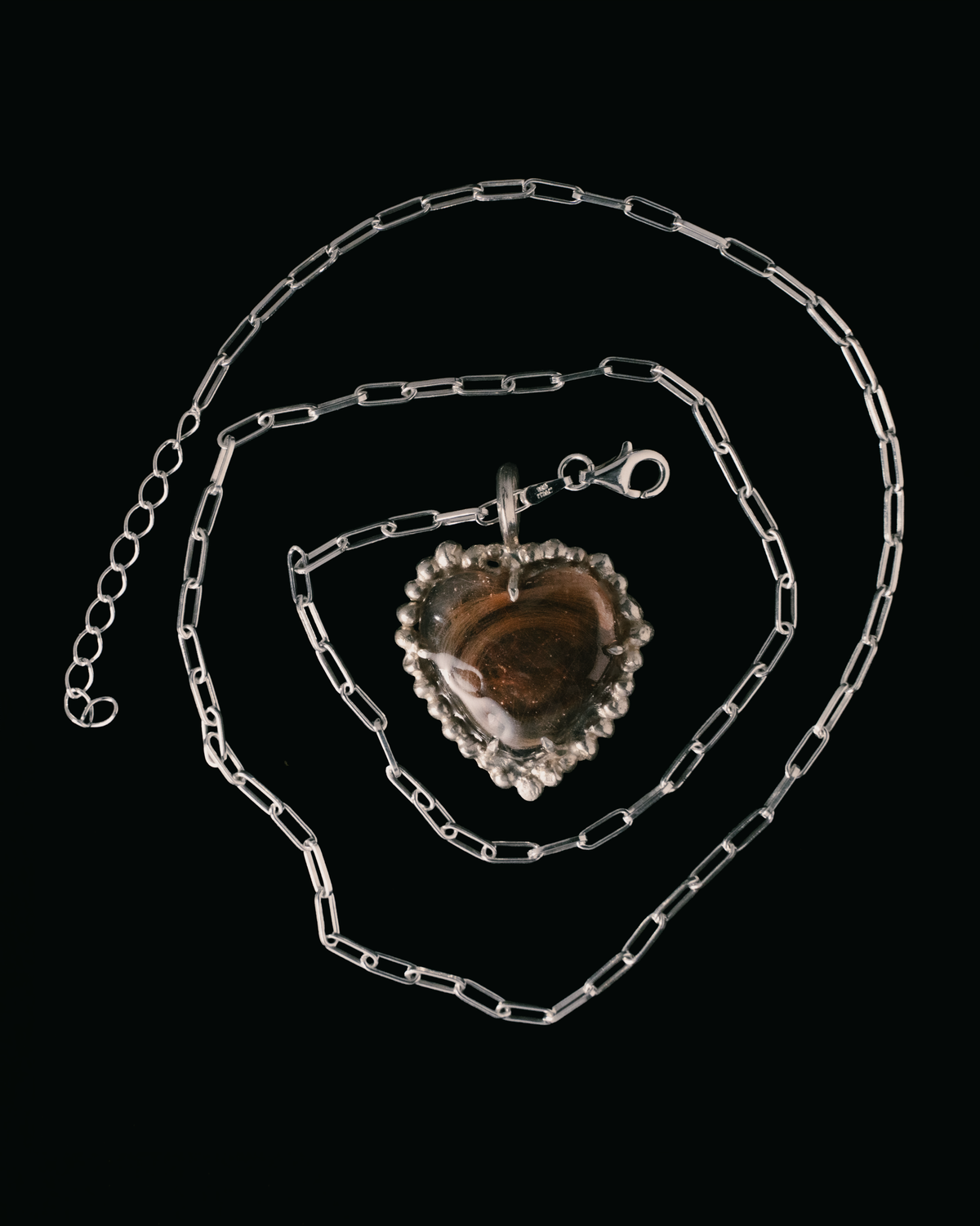Remember Me Hair Heart Necklace - Solid 9k Gold