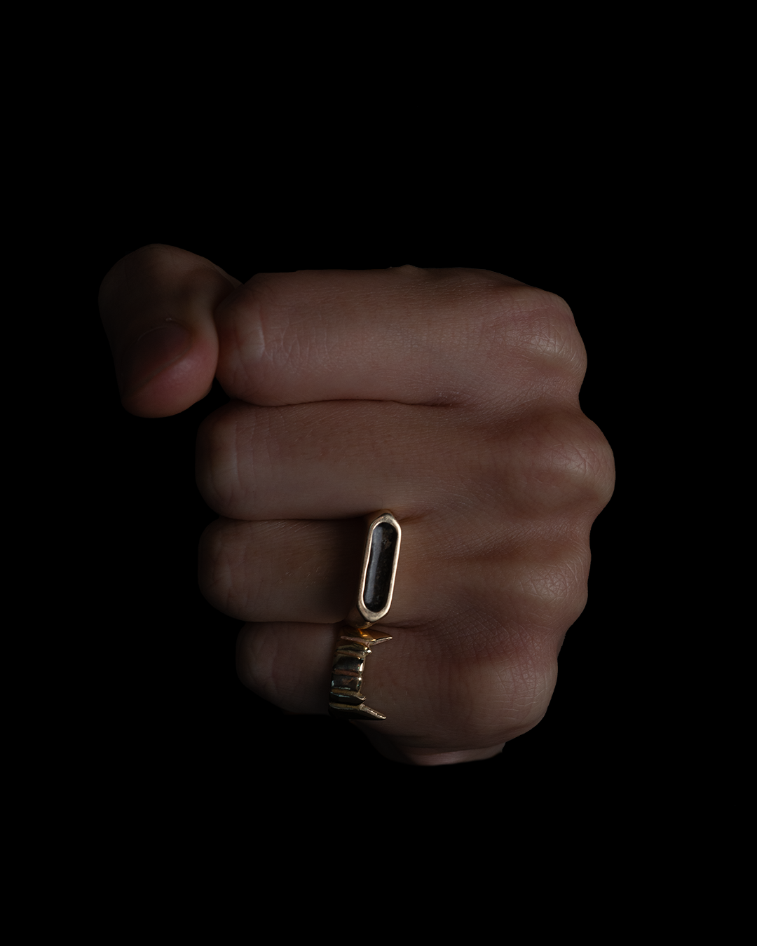 Memorial Channel Signet Ring - 9K Solid Gold